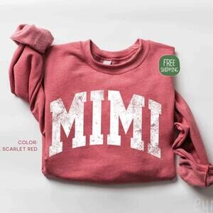 Mimi Sweatshirt Grandma Gift New Mimi Pregnancy Announcement